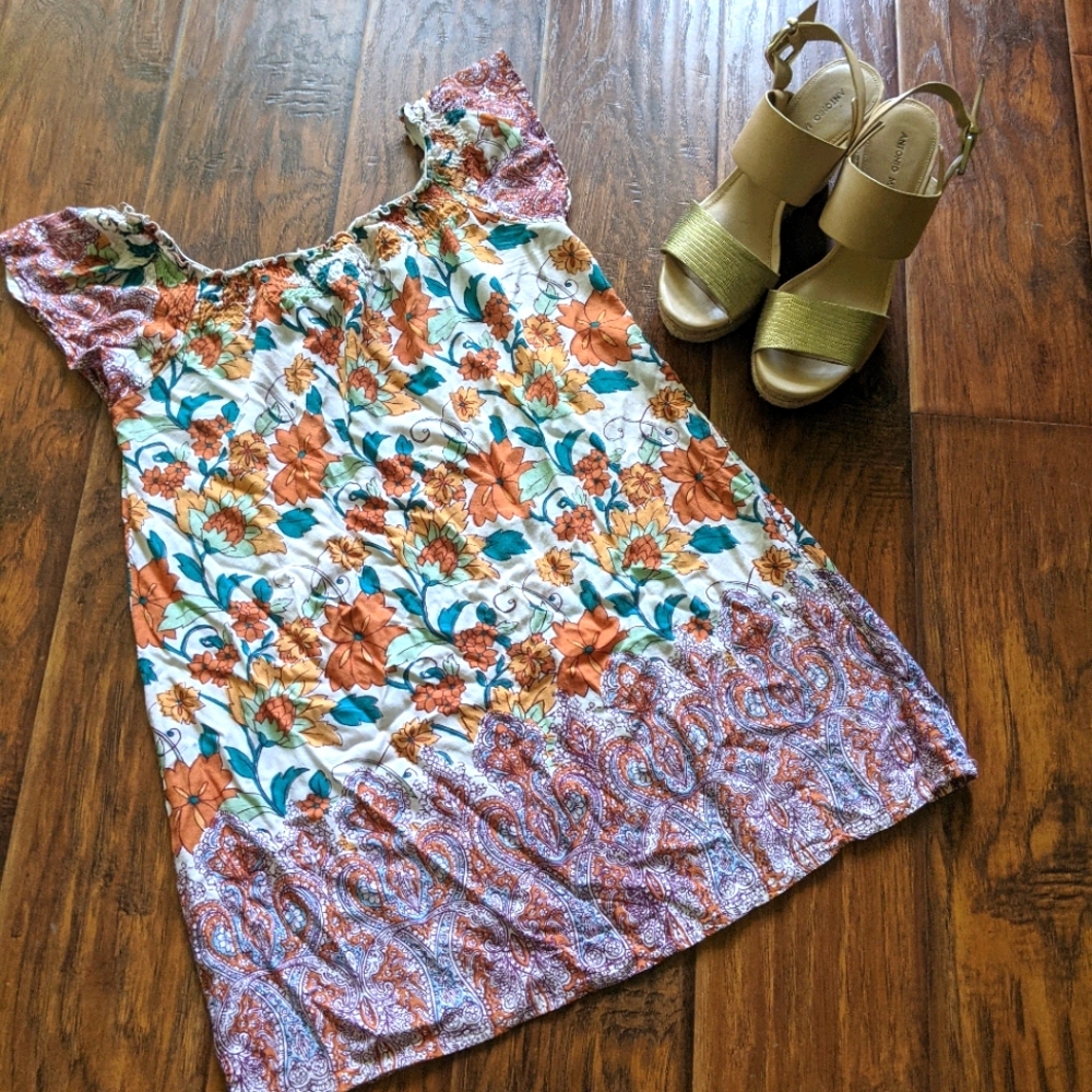 Angie Floral Tunic